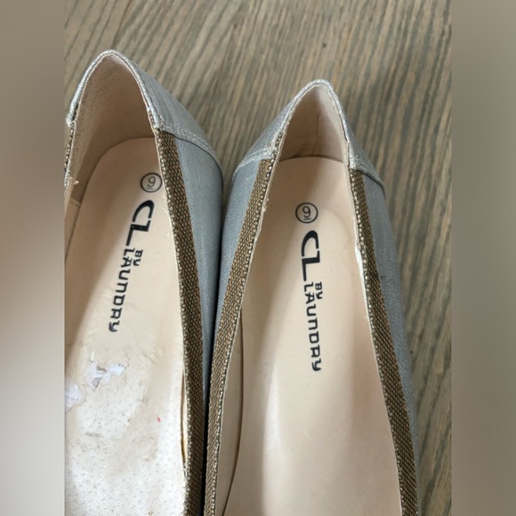 CL Chinese Laundry Silver Bow Ballet Flats Women’s size 9 - Picture 4 of 8
